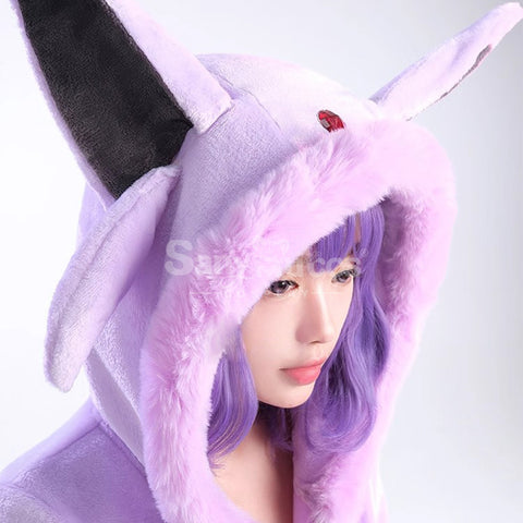 Game Pokemon Scarlet and Violet Cosplay Espeon Plush Jumpsuit Cosplay Costume