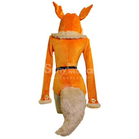 Game Pokemon Scarlet and Violet Cosplay Flareon Plush Jumpsuit Cosplay Costume