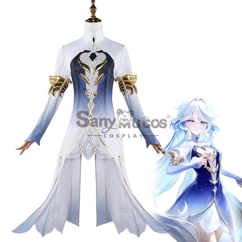 【In Stock】Game Genshin Impact Cosplay Focalors Furina Cosplay Costume Plus Size