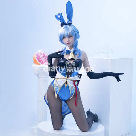 【In Stock】Game Genshin Impact Cosplay Ganyu Bunny Girl Cosplay Costume