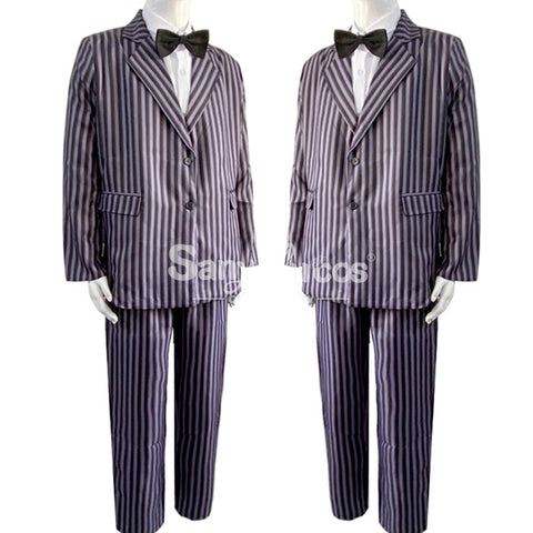 【In Stock】Movie The Addams Family Cosplay Gomez Cosplay Costume