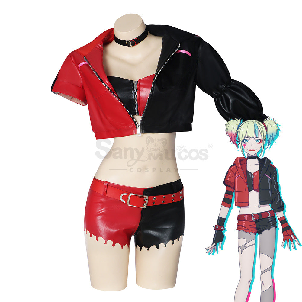Anime Suicide Squad Isekai Cosplay Harley Quinn Cosplay Costume Plus Size