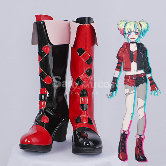 Anime Suicide Squad Isekai Cosplay Harley Quinn Cosplay Shoes 1000