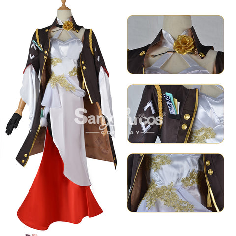 【In Stock】Game Honkai: Star Rail Cosplay Astral Express Himeko Cosplay Costume Plus Size