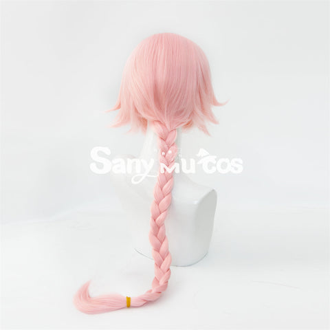 Anime Fate Apocrypha Astolfo Pink White Mixed Long Braid Cosplay Wig