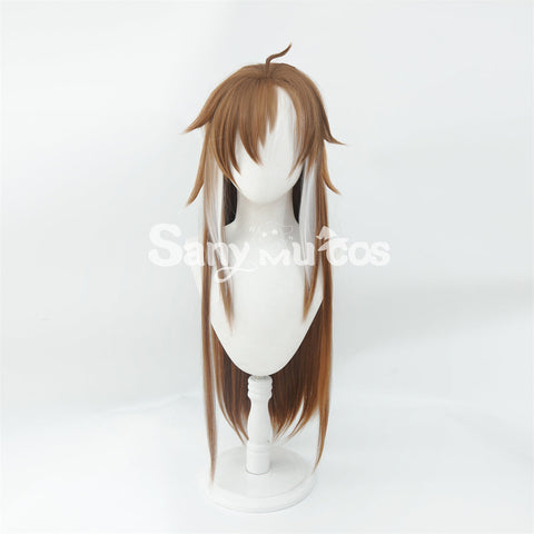 Game Genshin Impact Gorou Cosplay Wig Short Brown Wig with Beast Ears