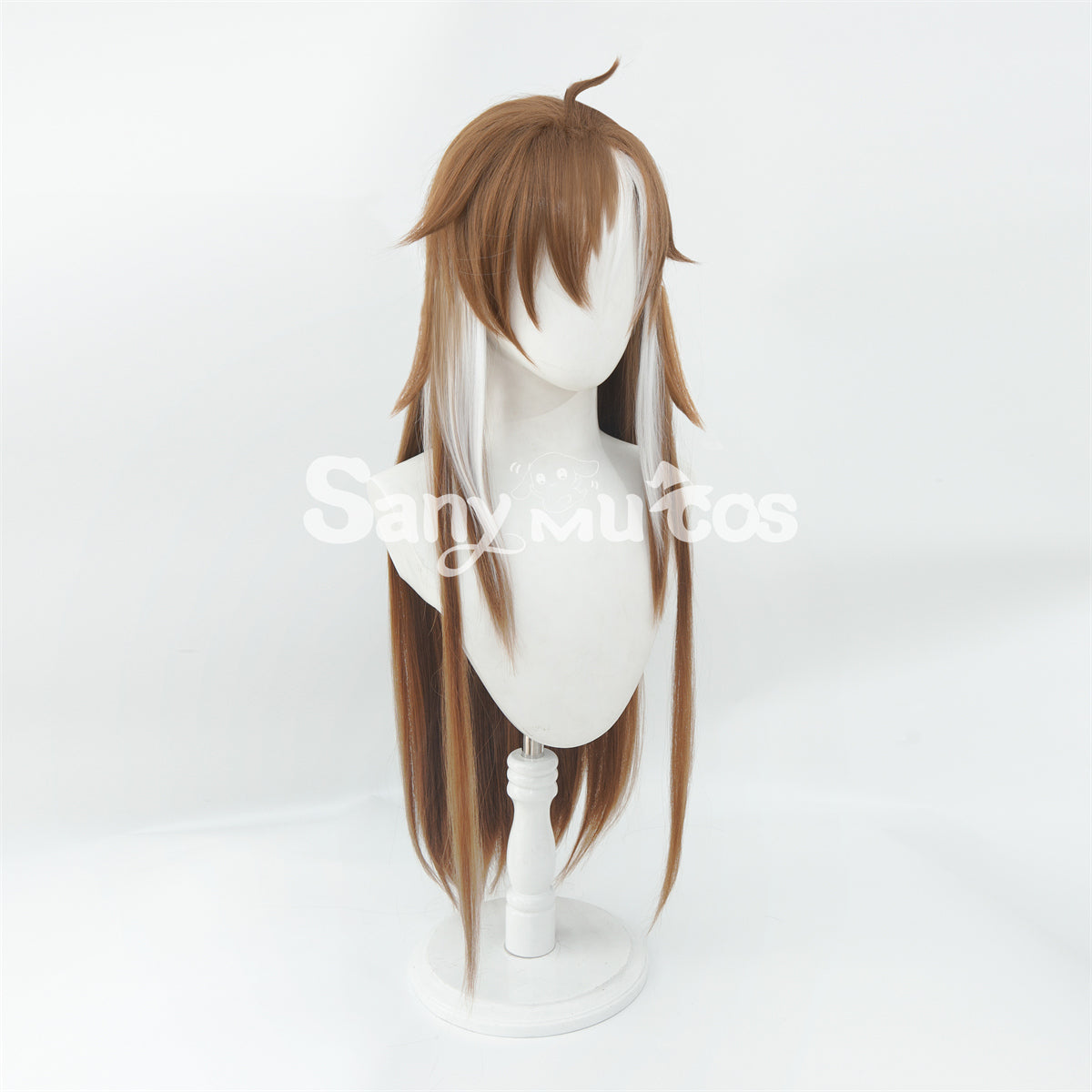 Game Genshin Impact Gorou Cosplay Wig Short Brown Wig with Beast Ears