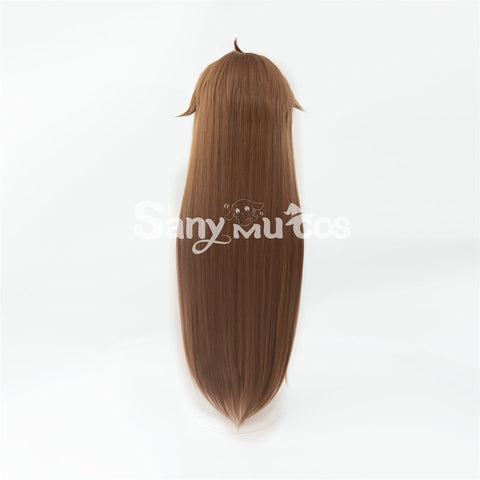 Game Genshin Impact Gorou Cosplay Wig Short Brown Wig with Beast Ears
