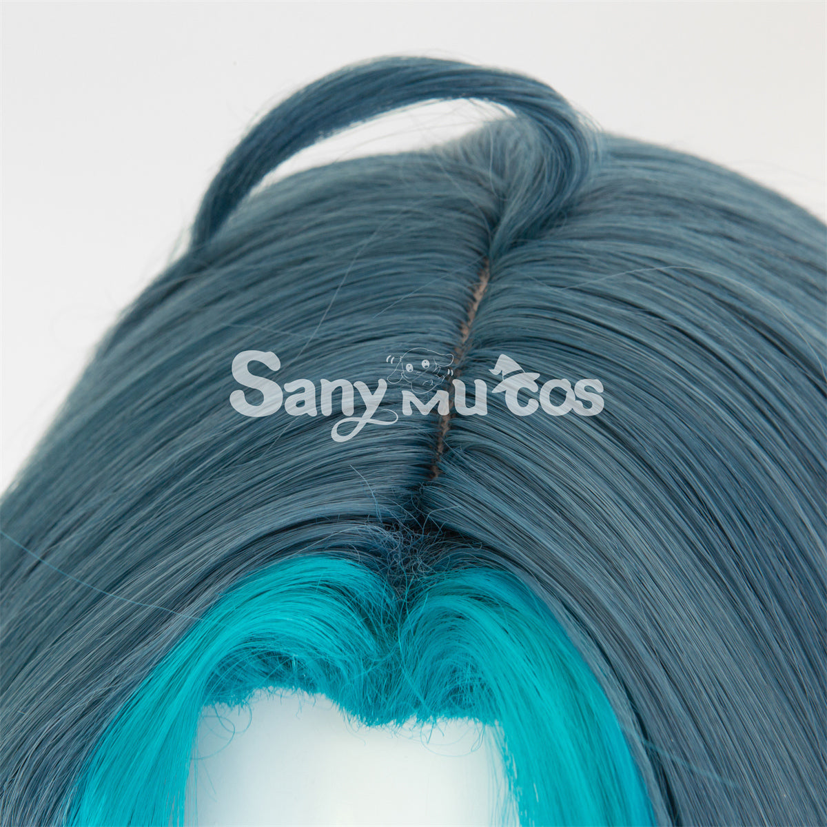 Game Genshin Impact Xiao Short Dark Green Blue Hair Cosplay Wig