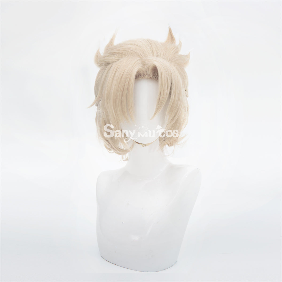 Game Genshin Impact Albedo Cosplay Wig Light Brown Wig