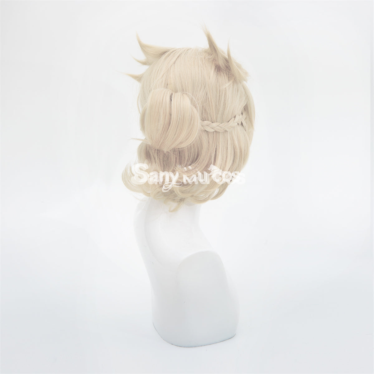 Game Genshin Impact Albedo Cosplay Wig Light Brown Wig