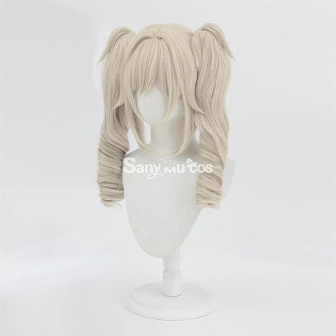 Game Genshin Impact Barbara Cosplay Wig Double Tails Cosplay Wig