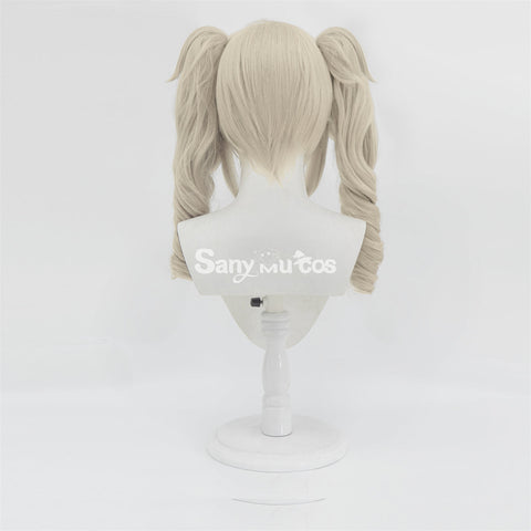 Game Genshin Impact Barbara Cosplay Wig Double Tails Cosplay Wig