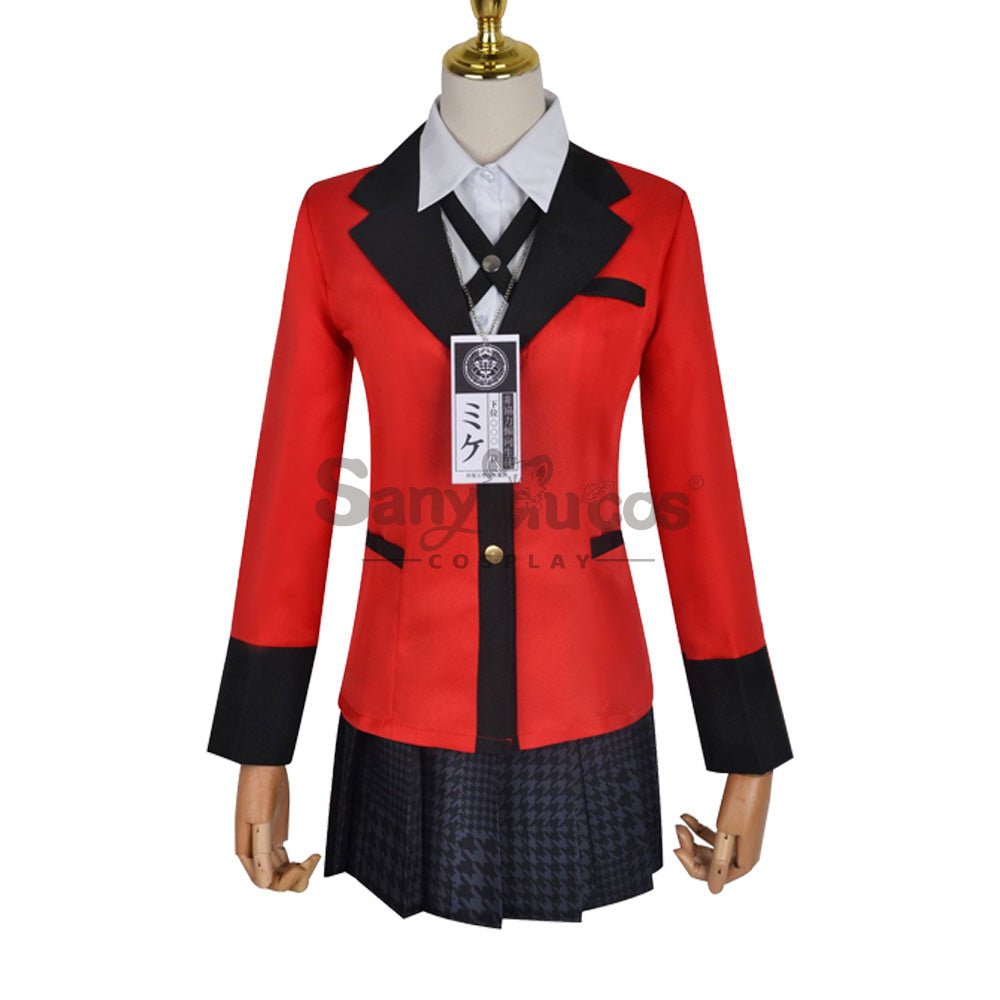 【In Stock】Anime Kakegurui Cosplay Jabami Yumeko Costume Plus Size Costumes