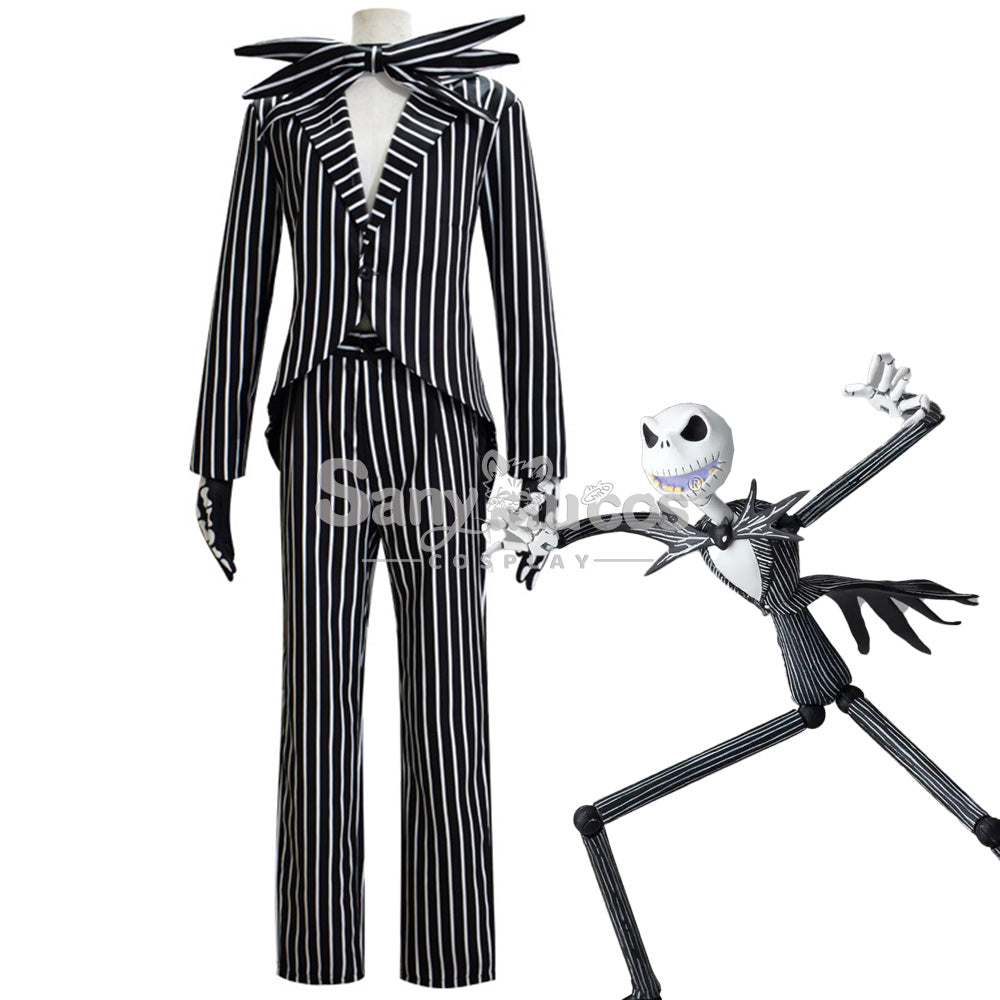 【In Stock】Anime The Nightmare Before Christmas Cosplay Jack Skellington Cosplay Costume Male