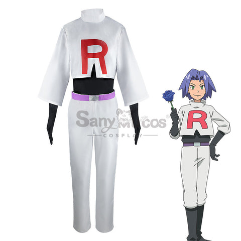 【In Stock】Game Pokemon Scarlet and Violet Cosplay James Cosplay Costume