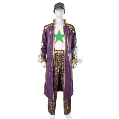【In Stock】Anime Jojo’s Bizarre Adventure Cosplay Jotaro Kujo Costume Costumes