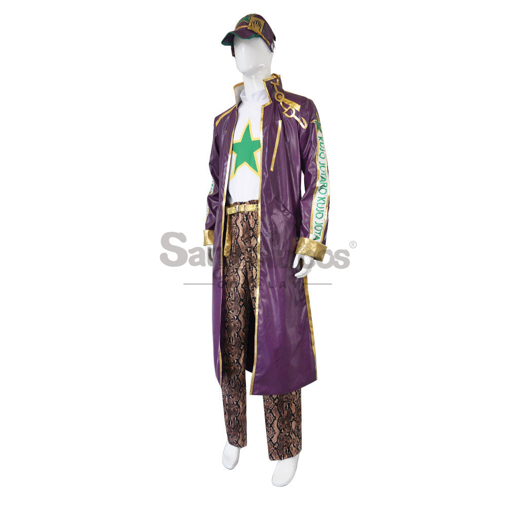【In Stock】Anime Jojo’s Bizarre Adventure Cosplay Jotaro Kujo Costume Costumes