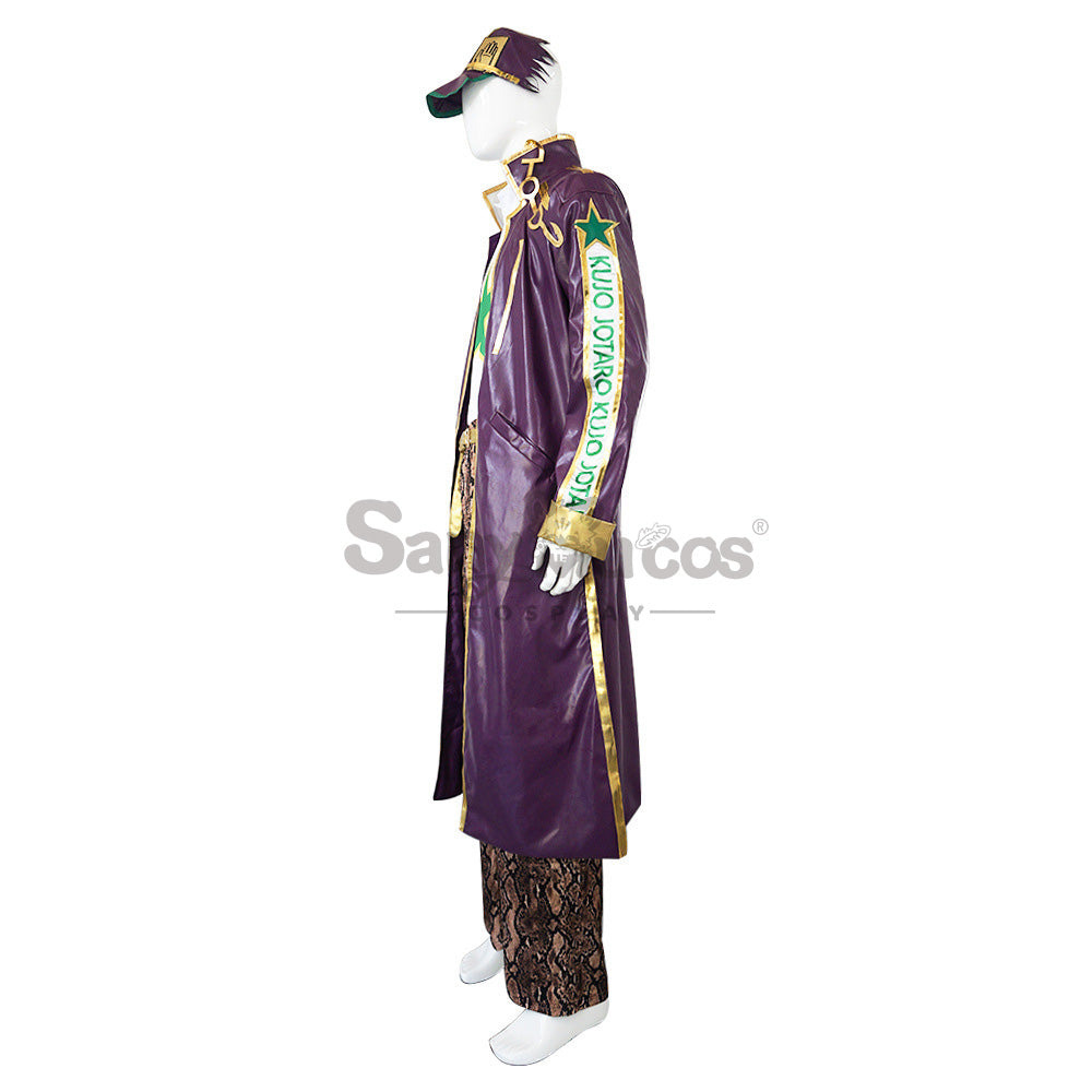 【In Stock】Anime Jojo’s Bizarre Adventure Cosplay Jotaro Kujo Costume Costumes
