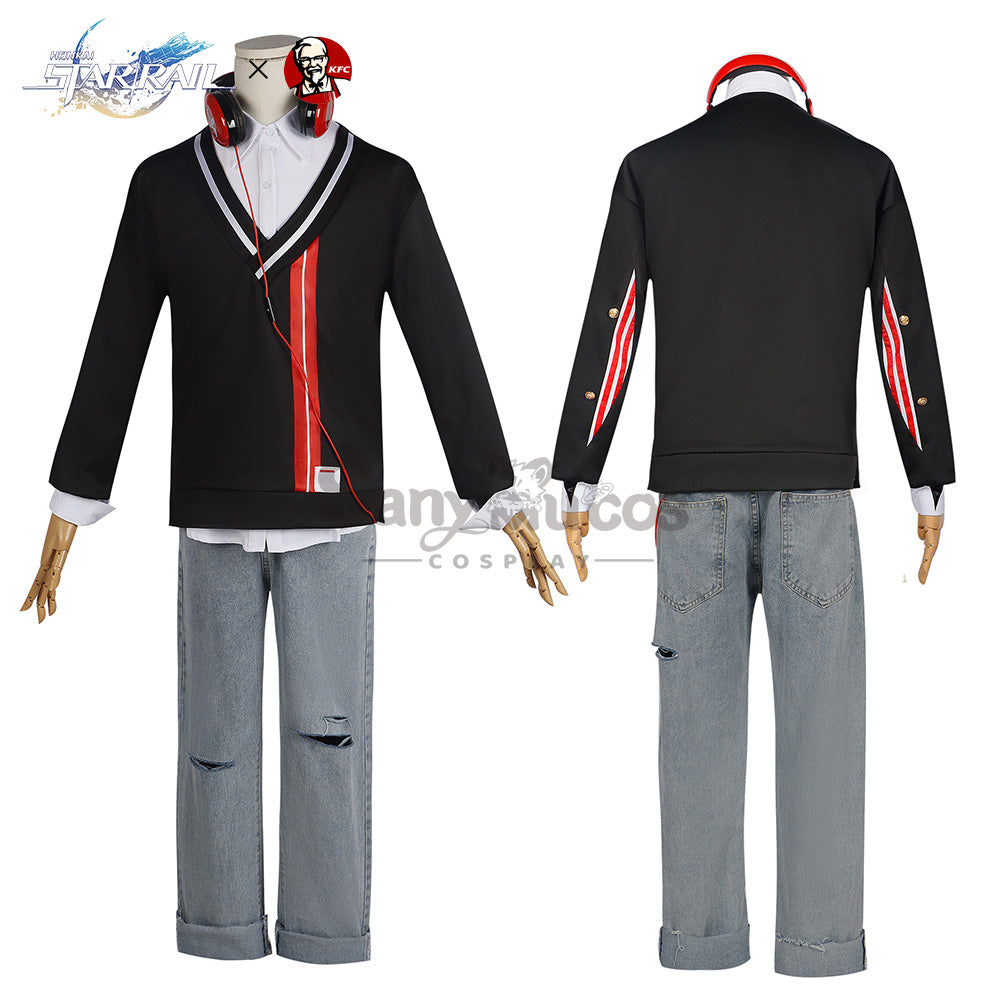 【In Stock】Game Honkai: Star Rail Cosplay KFC x Dan Heng/March 7th Cosplay Costume Plus Size