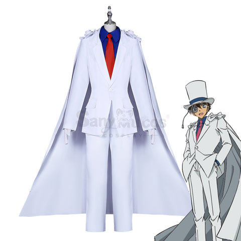 【In Stock】Anime Detective Conan Cosplay Kaitou Kid Cosplay Costume Plus Size