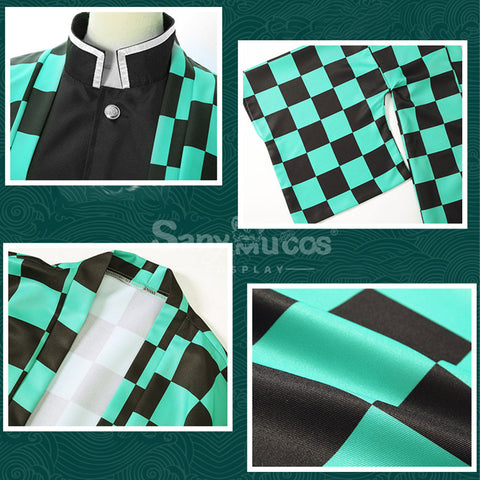 Anime Demon Slayer Kimetsu no Yaiba Kamado Tanjiro Japanese Style Uniform and Yukata Cosplay Costume