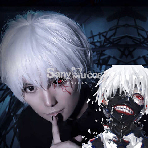 【In Stock】Anime Tokyo Ghoul Cosplay Ken Kaneki Cosplay Wig