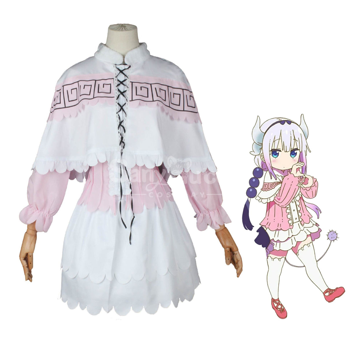 【Pre-Sale】Anime Miss Kobayashi’s Dragon Maid Cosplay Kanna Cosplay Costume Cosplay Costumes