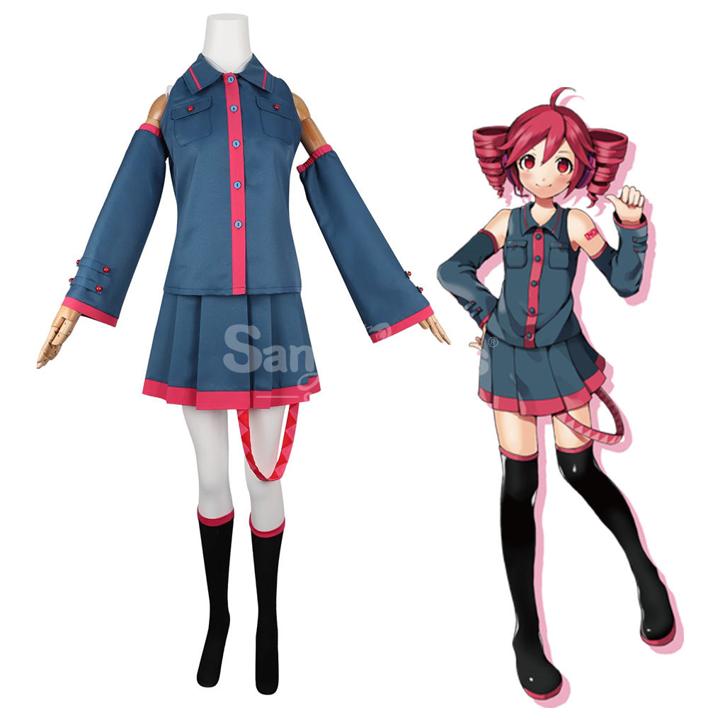 【In Stock】Vocaloid Cosplay Kasane Teto Utau Costume Costumes