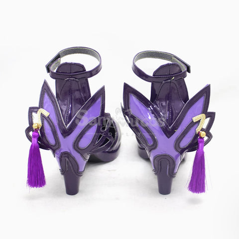 Game Genshin Impact Cosplay Ke qing Ne Trainers High Heels Cosplay Shoes