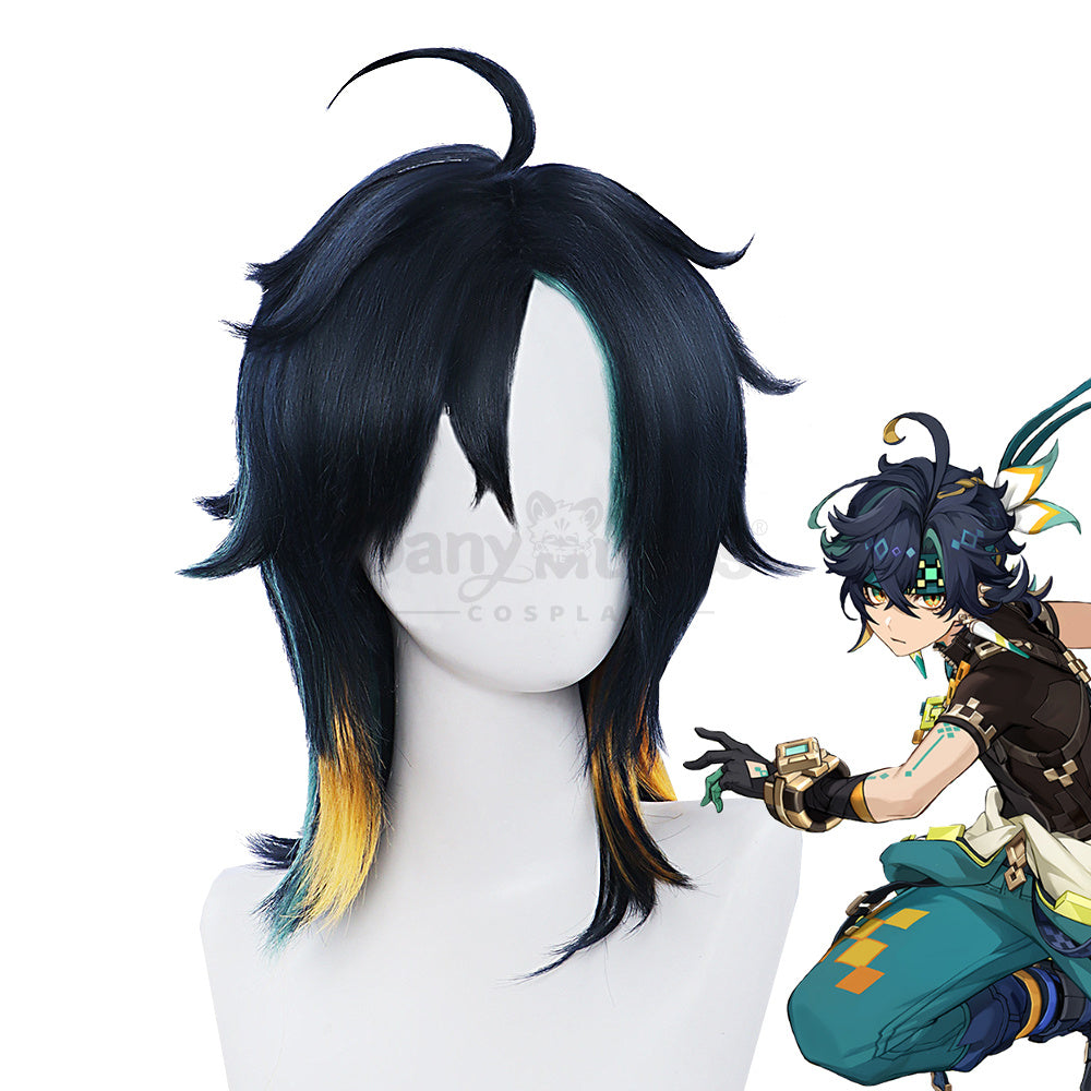 【In Stock】Game Genshin Impact Cosplay Kinich Wig Wigs
