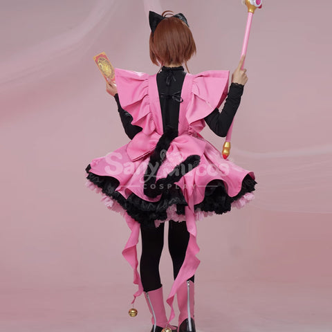 【In Stock】Anime Cardcaptor Sakura Cosplay Kinomoto Sakura Cosplay Costume