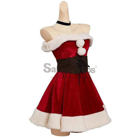 【In Stock】Anime My Dress Up Darling Christmas Cosplayy Kitagawa Marin Christmas Cosplay Costume