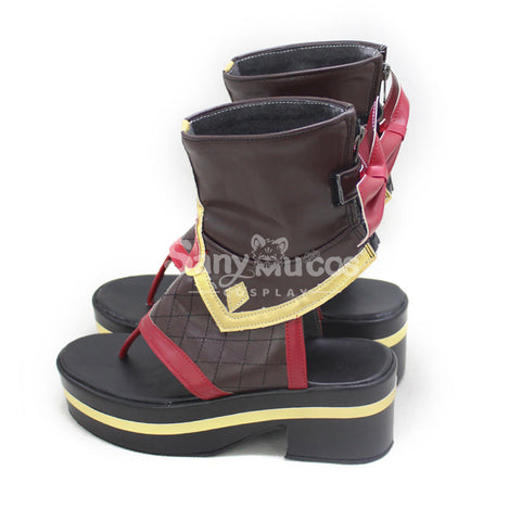 Game Genshin Impact Kuki Shinobu Cosplay Shoes