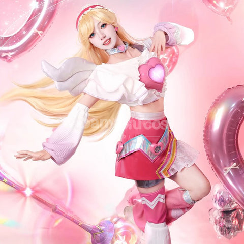 【Pre-Sale】Game League of Legends Cosplay Lovestruck Lux Cosplay Costume Premium Edition