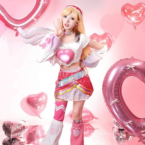 【Pre-Sale】Game League of Legends Cosplay Lovestruck Lux Cosplay Costume Premium Edition