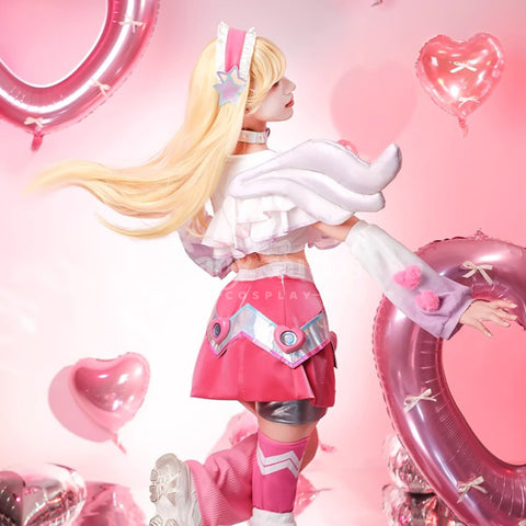 【Pre-Sale】Game League of Legends Cosplay Lovestruck Lux Cosplay Costume Premium Edition