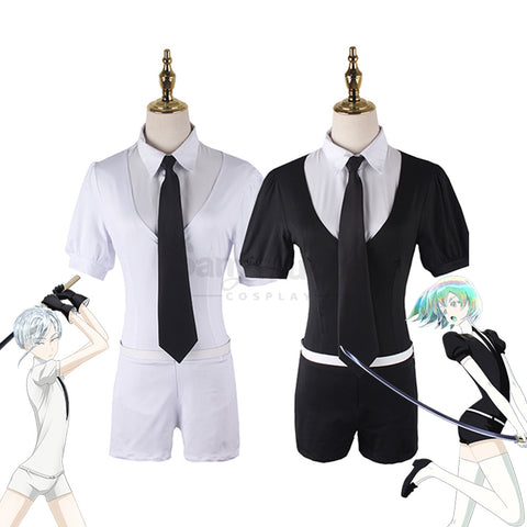 Anime Land of the Lustrous Cosplay Phosphophyllite/Antarcticite Cosplay Costume