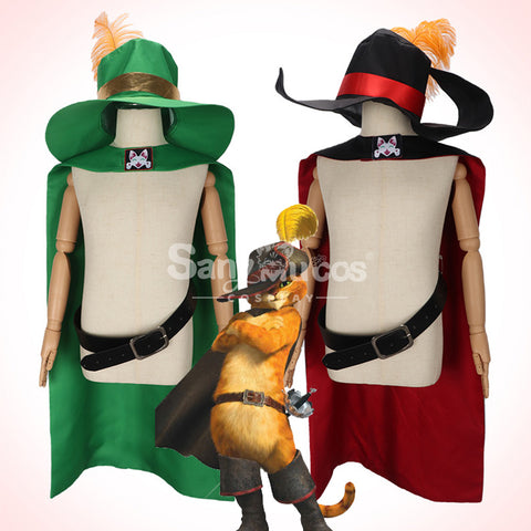 【In Stock】Movie Puss in Boots Cosplay Puss Cosplay Costume Kid Size