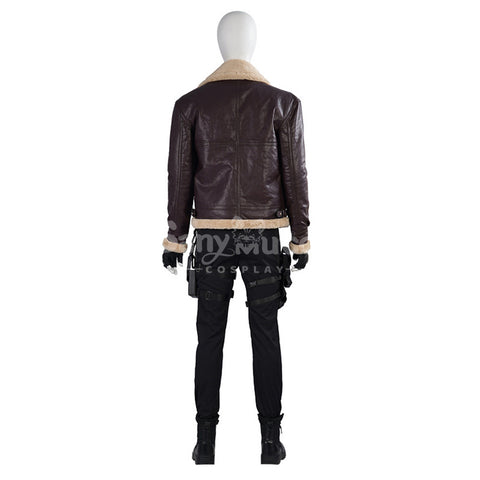 【Custom-Tailor】Game Resident Evil 4 Remake Cosplay Leon Cosplay Costume