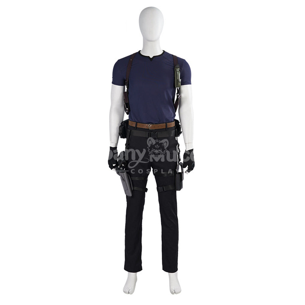 【Custom-Tailor】Game Resident Evil 4 Remake Cosplay Leon Cosplay Costume