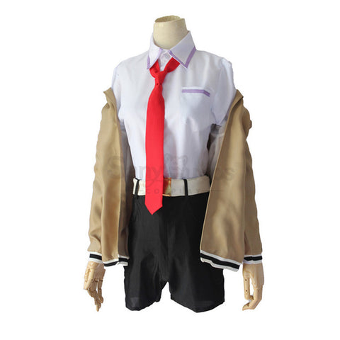 【In Stock】Anime Steins;Gate Cosplay Kurisu Makise Costume Plus Size Costumes