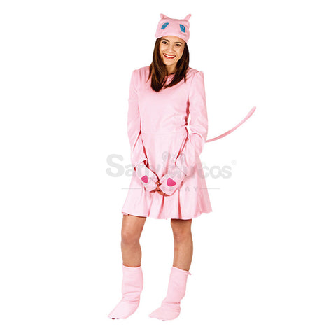 【In Stock】Carnival Cosplay Pokemon Mew Stage Performance Cosplay Costume Family Edition