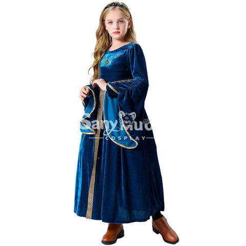 【In Stock】Halloween Cosplay Medieval Dress Cosplay Costume Kid Size