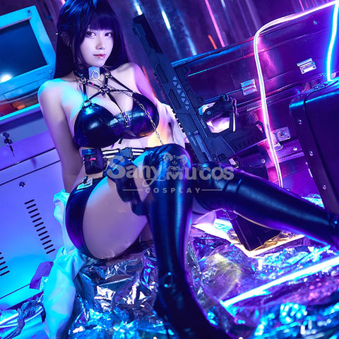 Game Goddess of Victory: Nikke Mihara Bra and Skirt with Panty and Belt Cosplay Costume