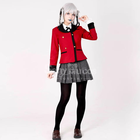 【In Stock】Anime Kakegurui Cosplay Kirari Momobami Cosplay Costume Premium Edition