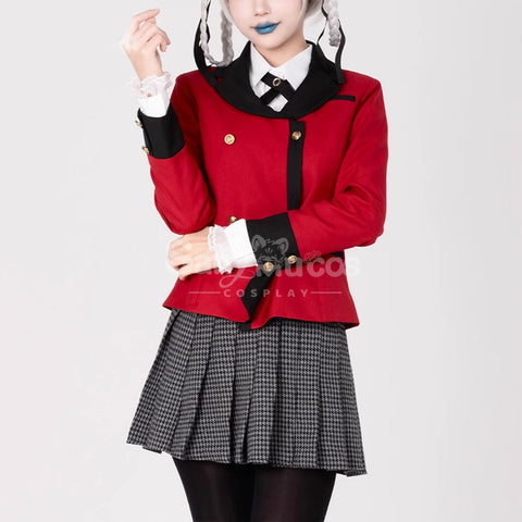 【In Stock】Anime Kakegurui Cosplay Kirari Momobami Cosplay Costume Premium Edition