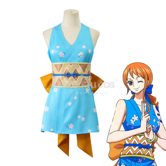【In Stock】Anime One Piece Cosplay Nami Pajamas Cosplay Costume 1000
