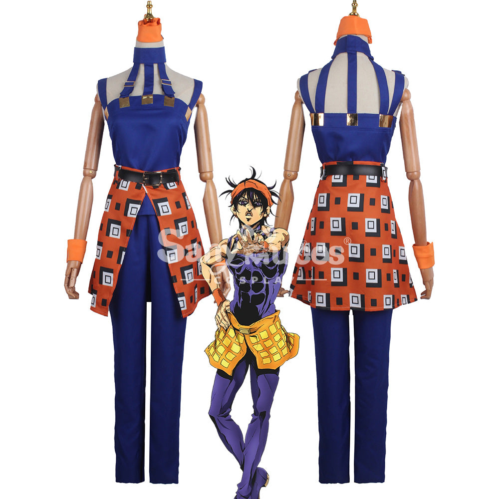 【In Stock】Anime JoJo's Bizarre Adventure Cosplay Narancia Ghirga Cosplay Costume