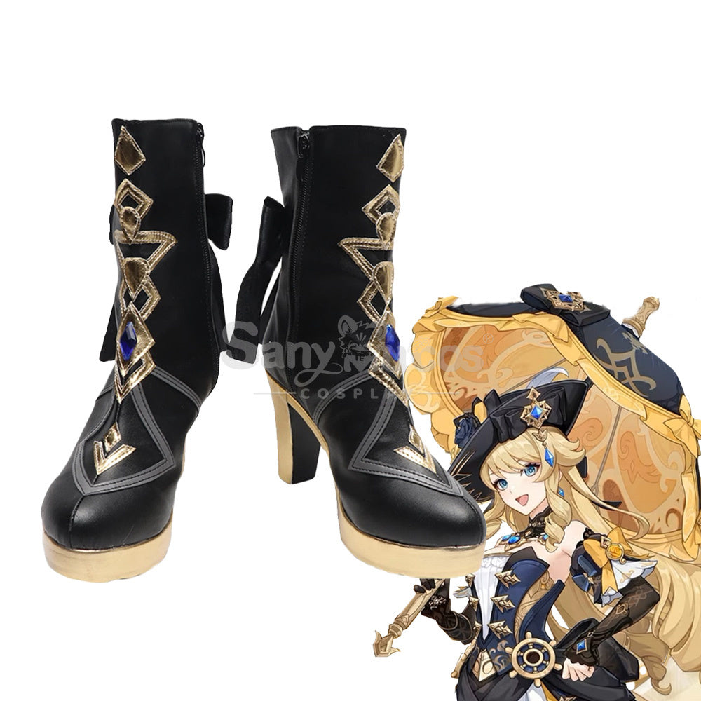 Game Genshin Impact Cosplay Navia Cosplay Shoes